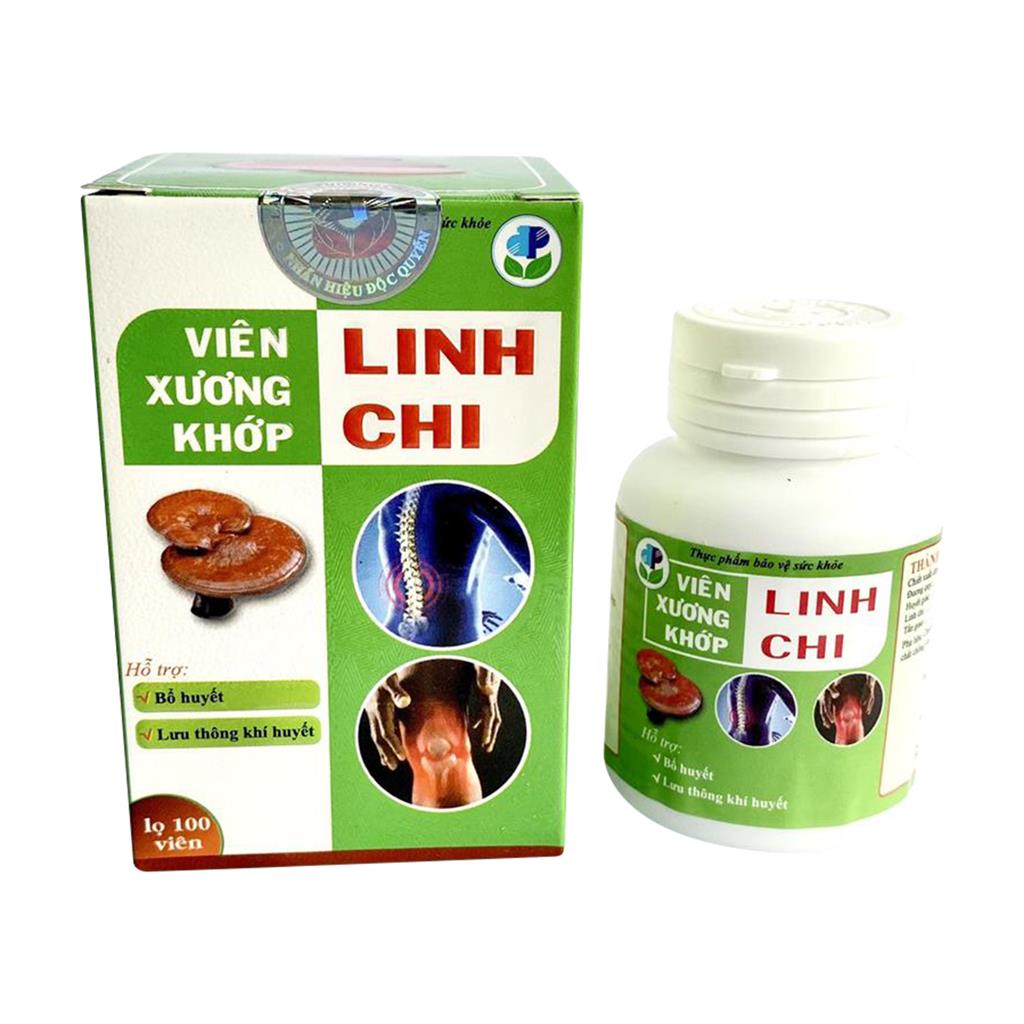 Viên Xương Khớp Linh Chi (Hộp 1 chai 100 viên) | Kho thuốc sỉ