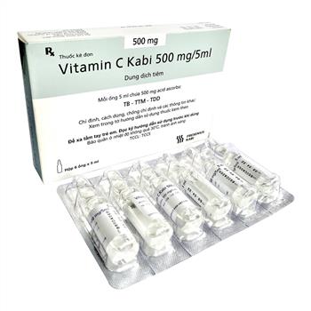 Acid ascorbic trong Vitamin C Kabi 500mg/5ml tham gia những phản ứng oxy nào?

