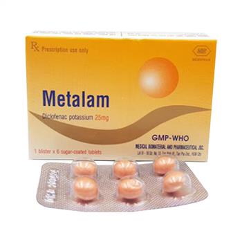 Thuốc đau bụng kinh Metalam được chỉ định điều trị những trường hợp nào?
