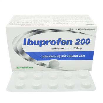 Ibuprofen 200Mg Vacopharrm (Hộp 100 Viên) | Kho Thuốc Sỉ